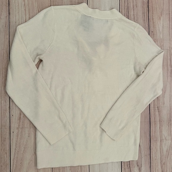 RAISEY women cream Long Sleeve Sweater/size S - Picture 6 of 8